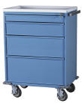 E-Series Cart 30" Cabinet w/ 4 Drawers w/key lock