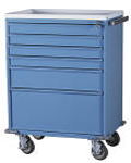 E-Series Cart 30" Cabinet w/ 6 Drawers w/key lock