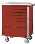 E-Series Cart 30" Cabinet w/ 7 Drawers w/breakaway lock