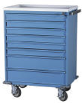 E-Series Cart 30" Cabinet w/ 8 Drawers w/key lock