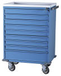 E-Series Cart 30" Cabinet w/ 9 Drawers w/key lock