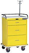 Infection Control Cart w/pushbutton lock