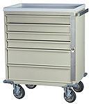 E-Series Cart 24" Cabinet w/ 6 Drawers w/breakaway lock