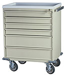 E-Series Cart 24" Cabinet w/ 6 Drawers w/key lock