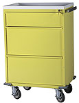 E Series Cart 30" Cabinet w/ 3 Drawers w/keylock